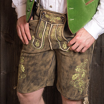 Hirschlederhosen <br/>sämisch gegerbt Hirschlederhosen