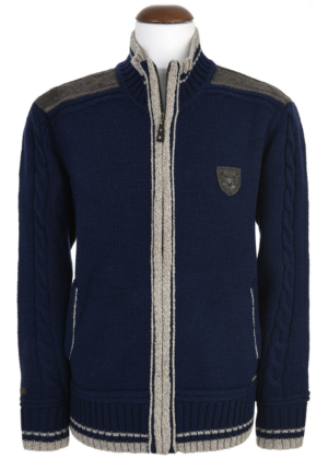 Herrenstickjacke Netzbach Spieth&Wensky blau