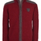 Herrenstickjacke Netzbach Spieth&Wensky rot-grau