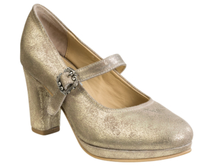 Damenpumps Susi Goldmetallic