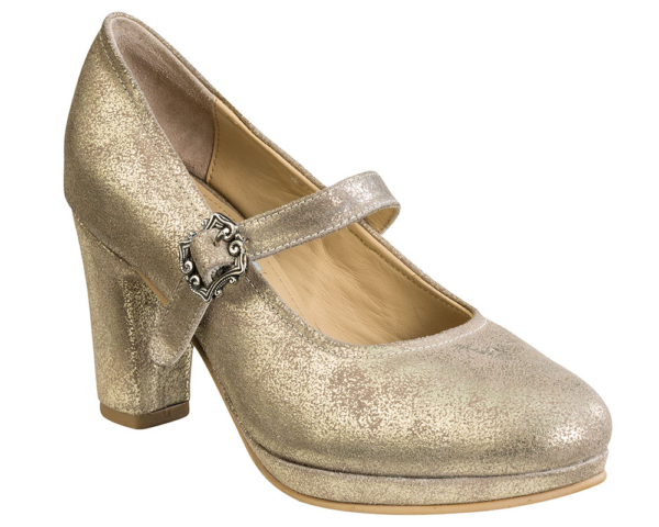 Damenpumps Susi Goldmetallic