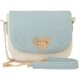 Damen-Handtasche mintfarben, Lady Edelweiß