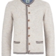 Herrenstrickjacke beige Isartrachten