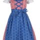 Kinderdirndl rot-blau, Isartrachten