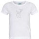 T-Shirt mit Glitzer-Bambi weiß