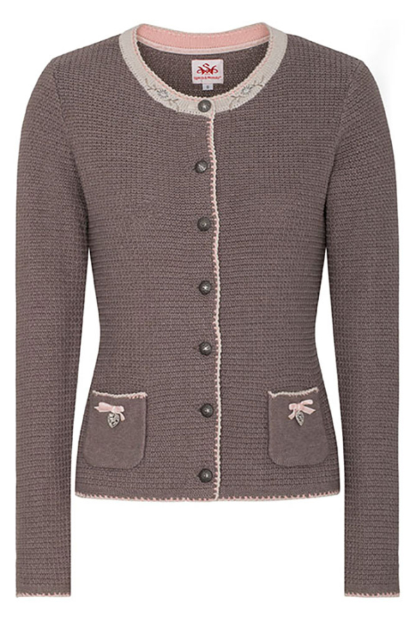 Damen Strickjacke Robinien Spieth und Wensky, _nuss_front