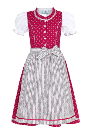 Kinderdirndl Isartrachten, pink