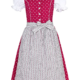 Kinderdirndl Isartrachten, pink