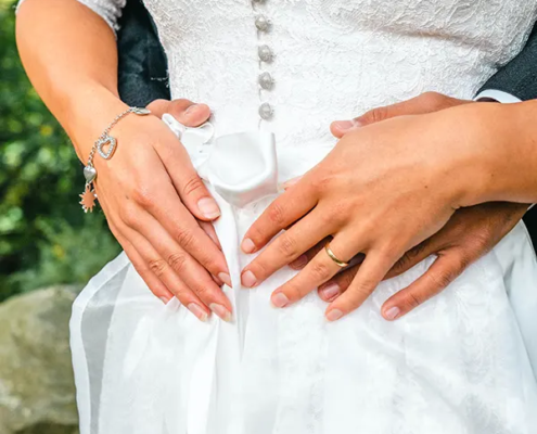 Hochzeitsdirndl weiß