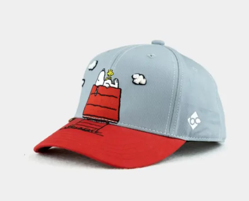 Bavarian Cap Snoopy grau/rot