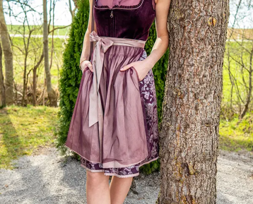 Dirndl Bordeaux