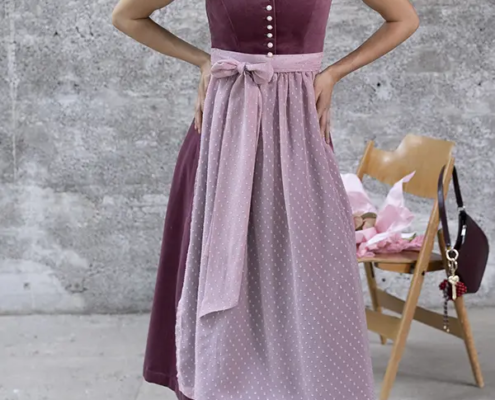 Madame Marie, Dirndl Soralyn, mauve Madame Marie, Dirndl Soralyn, mauve
