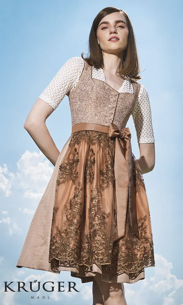 Krüger Madl, Dirndl bronze Krüger Madl, Dirndl bronze
