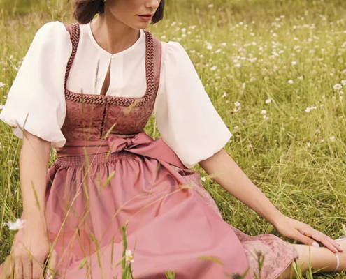 Spieth & Wensky Purple, Dirndlbluse Hagel Spieth & Wensky Purple, Dirndlbluse Hagel