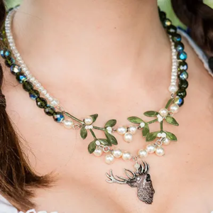 Trachtenschmuck, Ketten, Dirndl-Charivairs, Kropfbänder