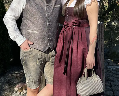 Trendfarbe Burgunder Partnerlook