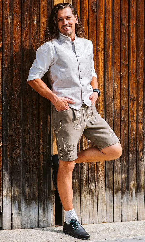 Bräutigam Lederhose braun Bräutigam Lederhose braun